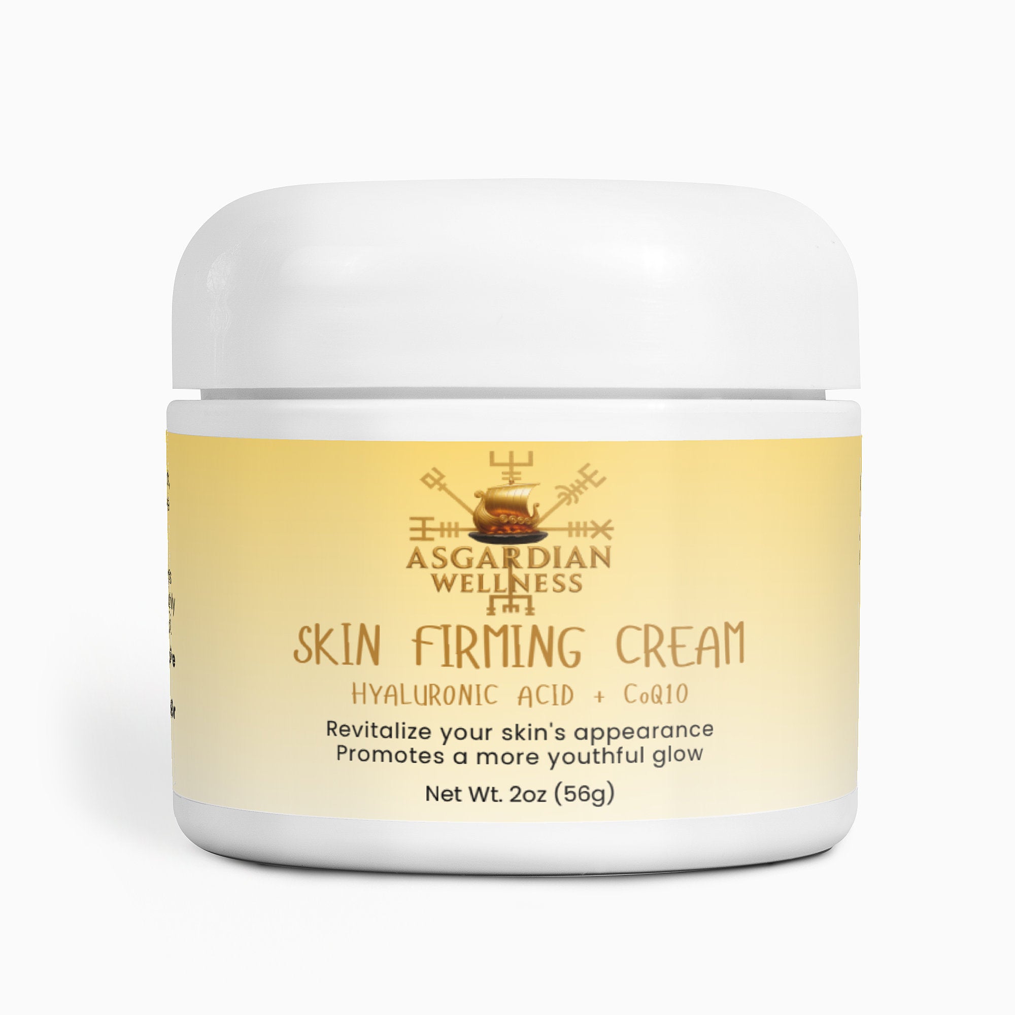 Asgardian Wellness beauty product photo featuring natural, Viking‑inspired skincare - skin firming cream 