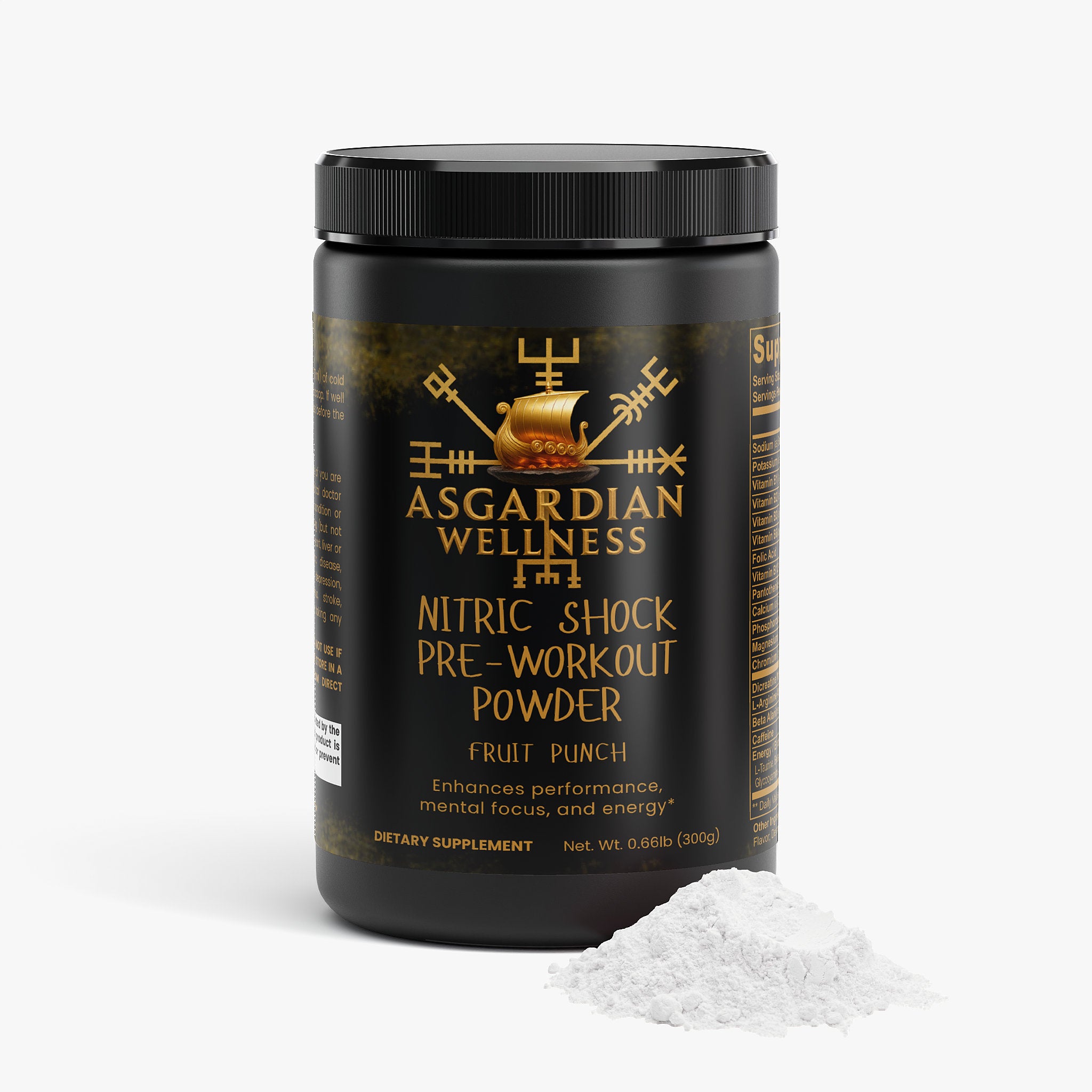 Nitric Shock Pre-Workout Powder (Fruit Punch)